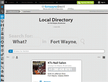 Tablet Screenshot of directory.fortwaynedirect.info